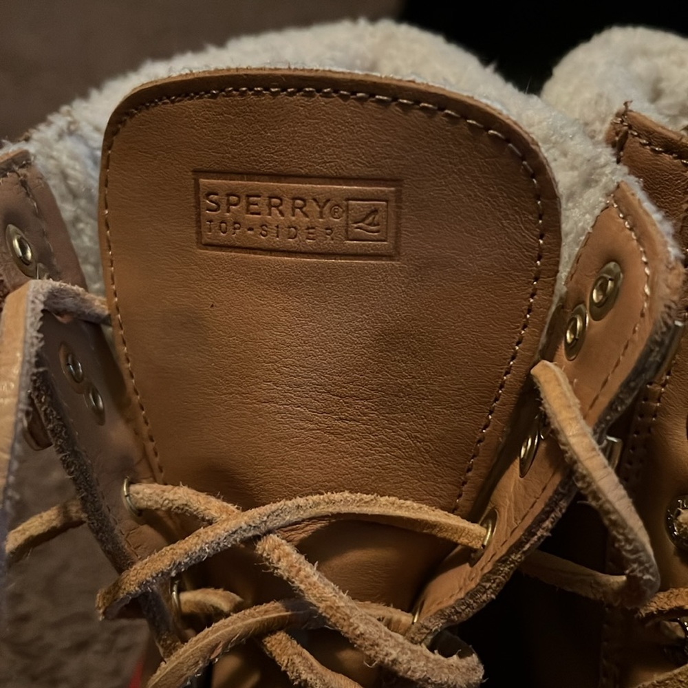 Sperry Fleece Lined Duck Womens Size 9 - image 2